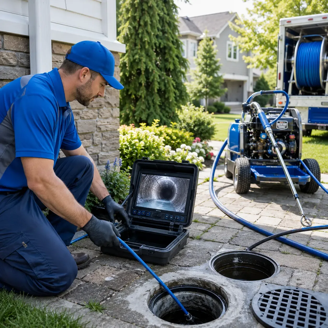 Outdoor drain cleaning professionals serving Blanco, TX